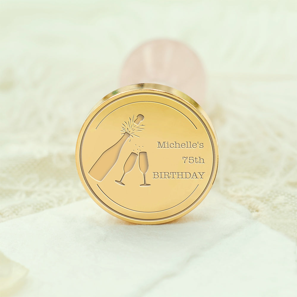Birthday Bliss Custom Wax Seal Stamp - Style 20 20-3